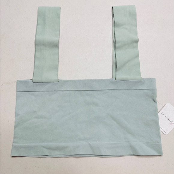 Free People Intimately Cropped Top Wide Strap Mermaids Tail Women's XS/S NWT - Picture 2 of 6